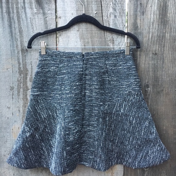 J. Crew Mini  grey black work skirt 00 - Picture 5 of 5